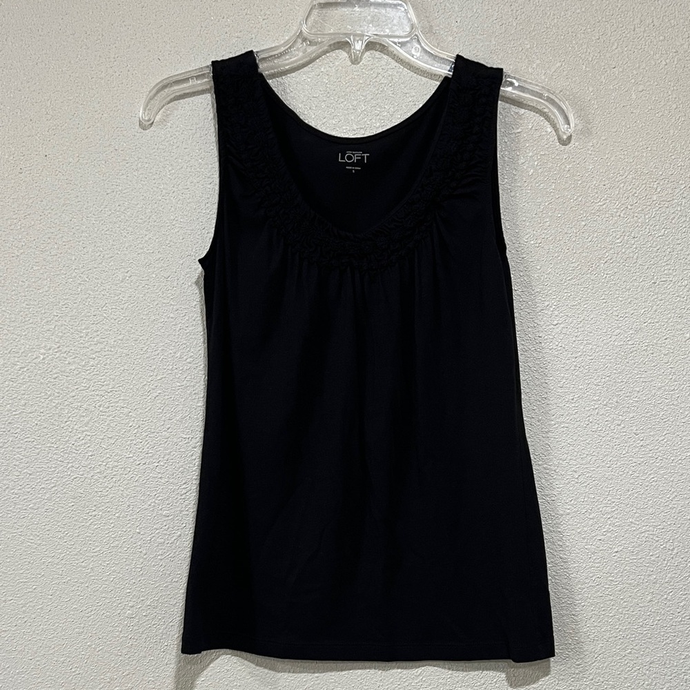 Ann Taylor Loft Black Tank Top